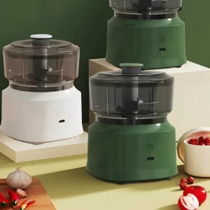 Mini Processador De Alimentos Elétrico Picador De Alho Triturador De Pimenta 350ml